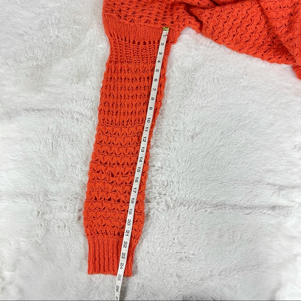 Free People Crashing Waves Red Sweater - Picture 9 of 12